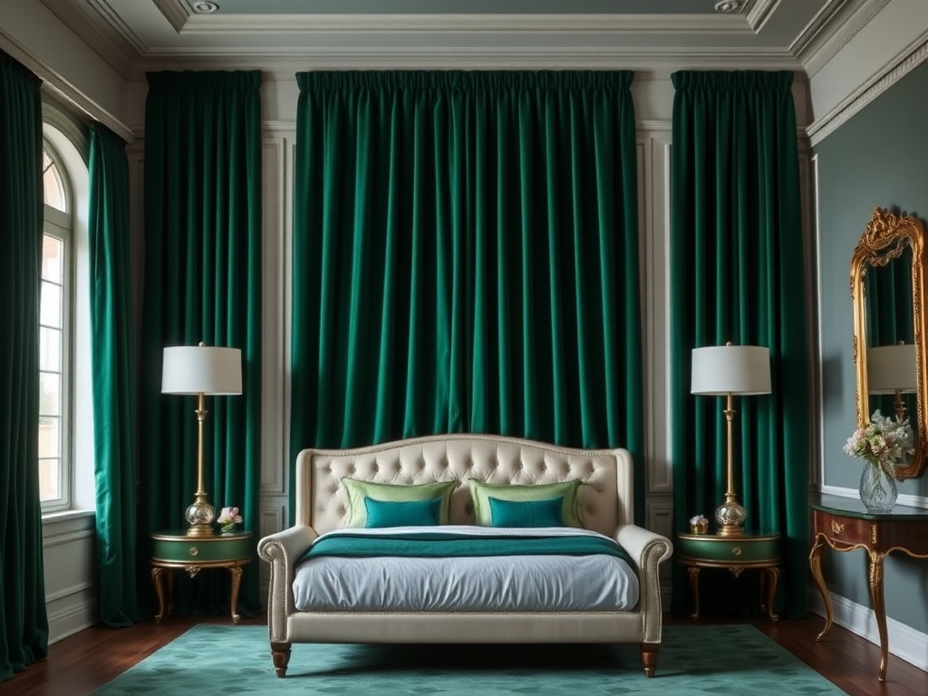 1. Drape Velvet Curtains