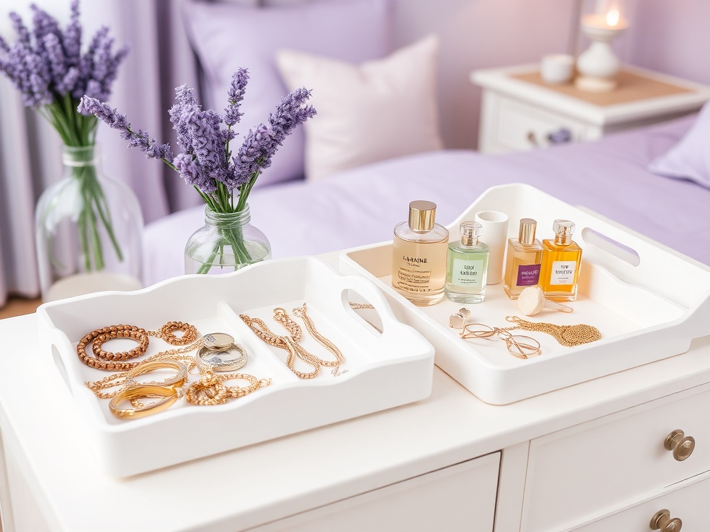 20. Add White Decorative Trays