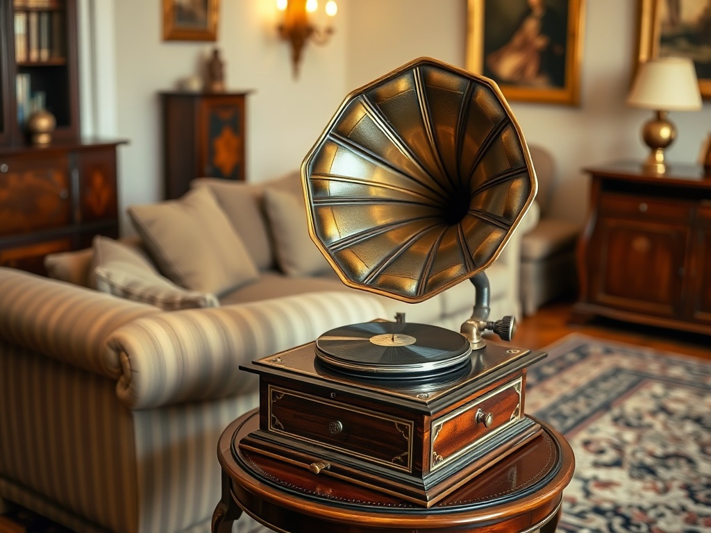 13. Use a Gramophone as Decor