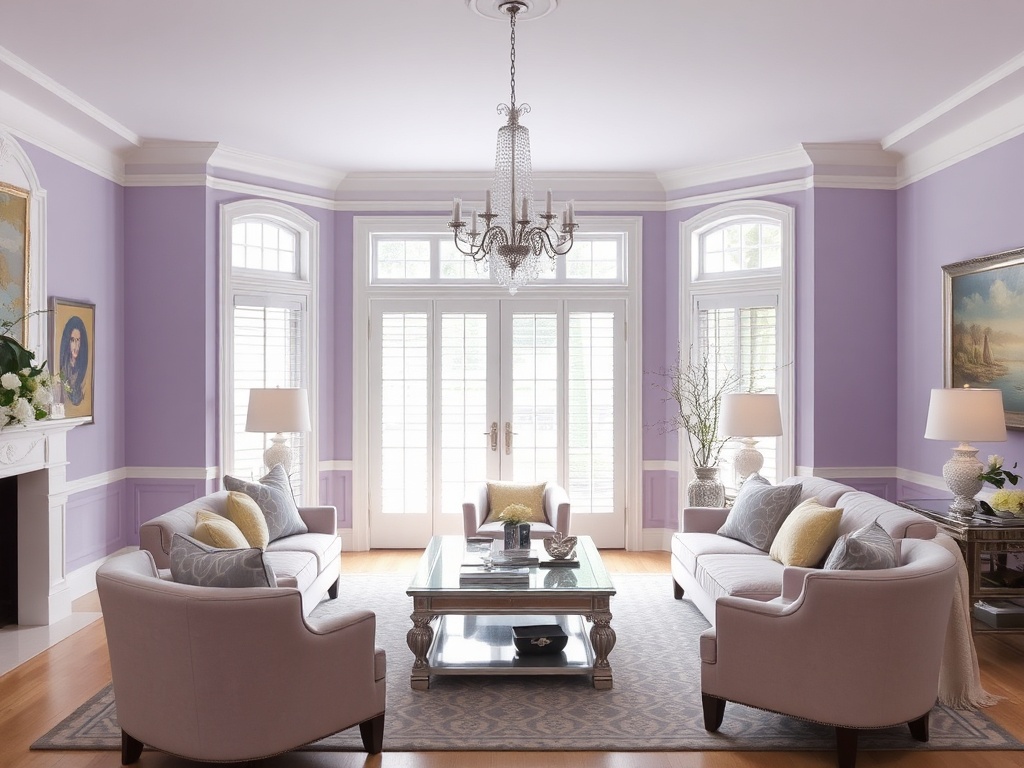 1. Paint Your Walls Soft Lavender