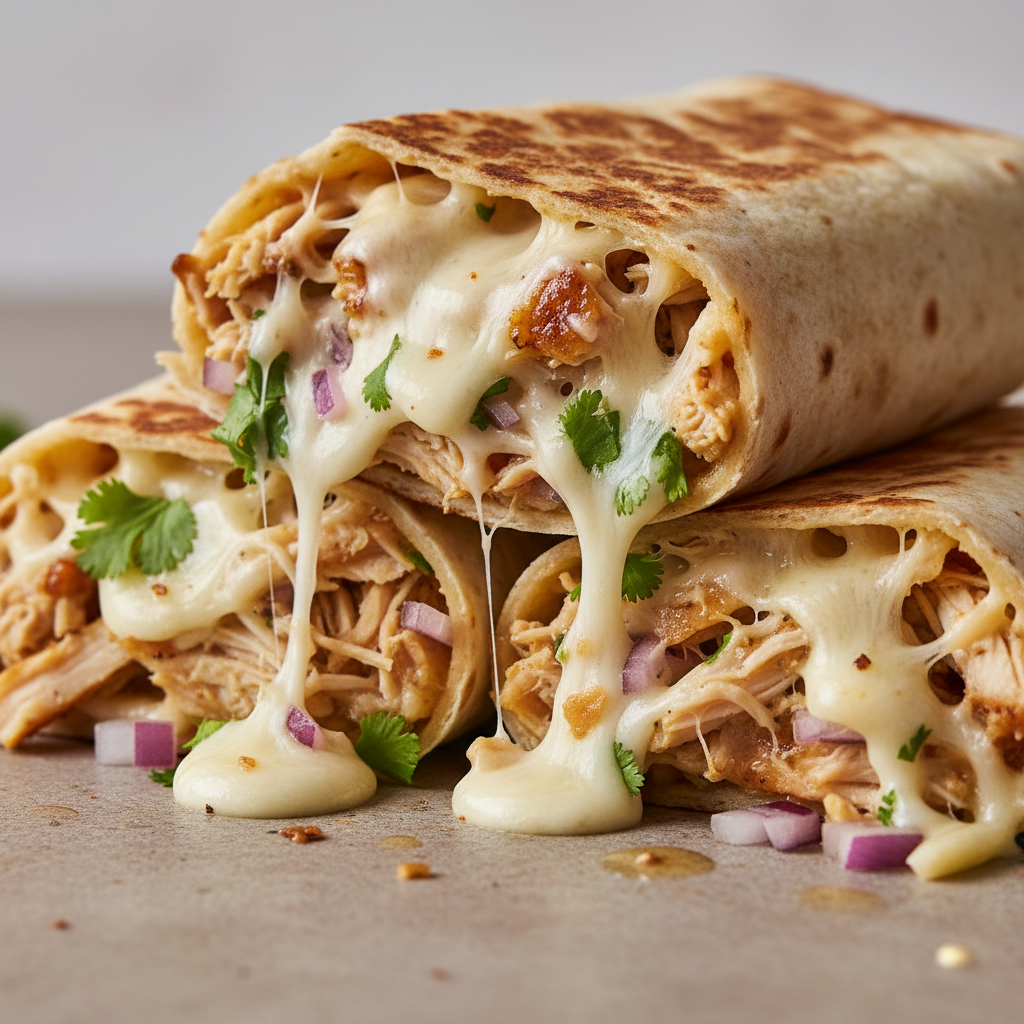 Garlic Chicken Wraps Garlic Chicken Wraps