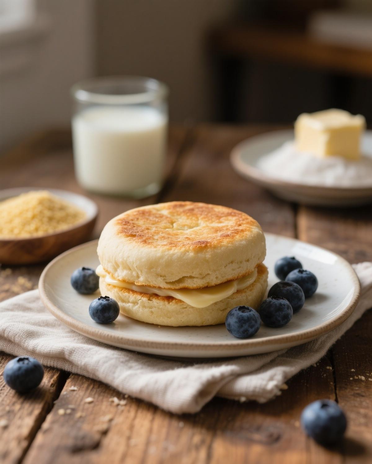 english muffin calories