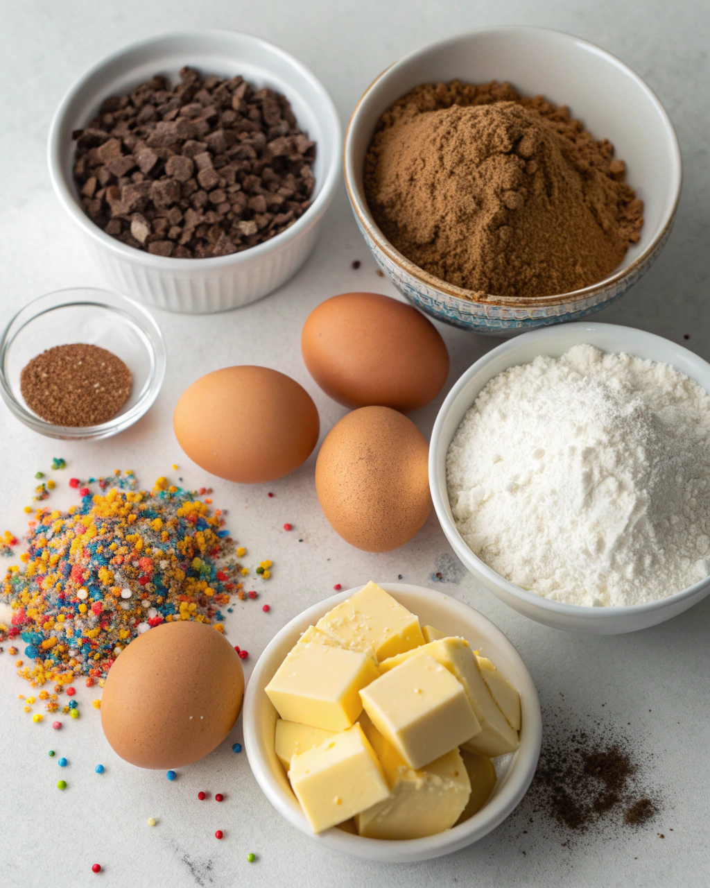 CHOCOLATE FROSTED COOKIES ngredients