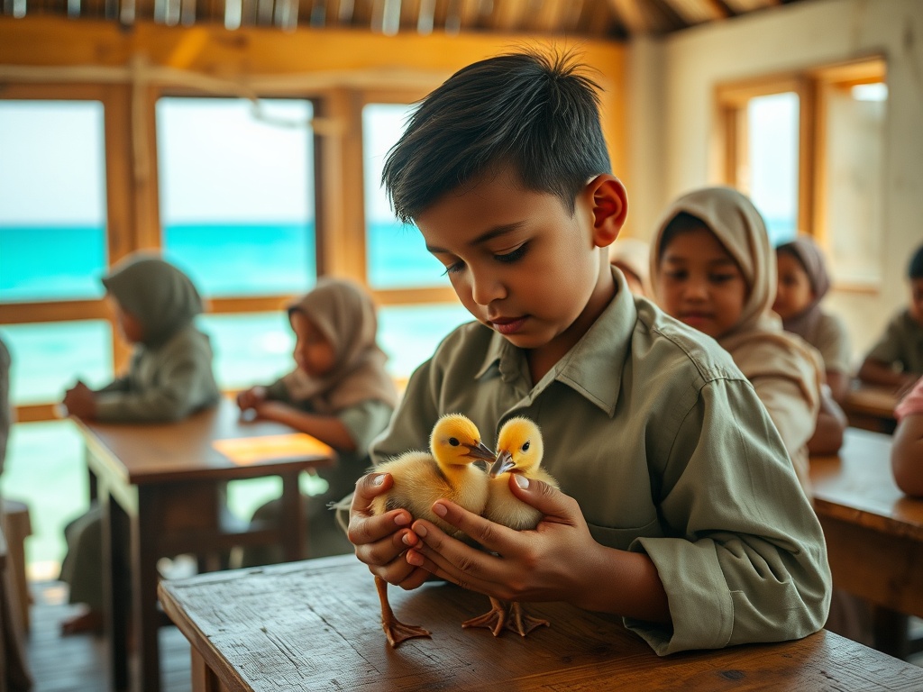 The Duck Eggs That Hatched in a Classroom Incubator