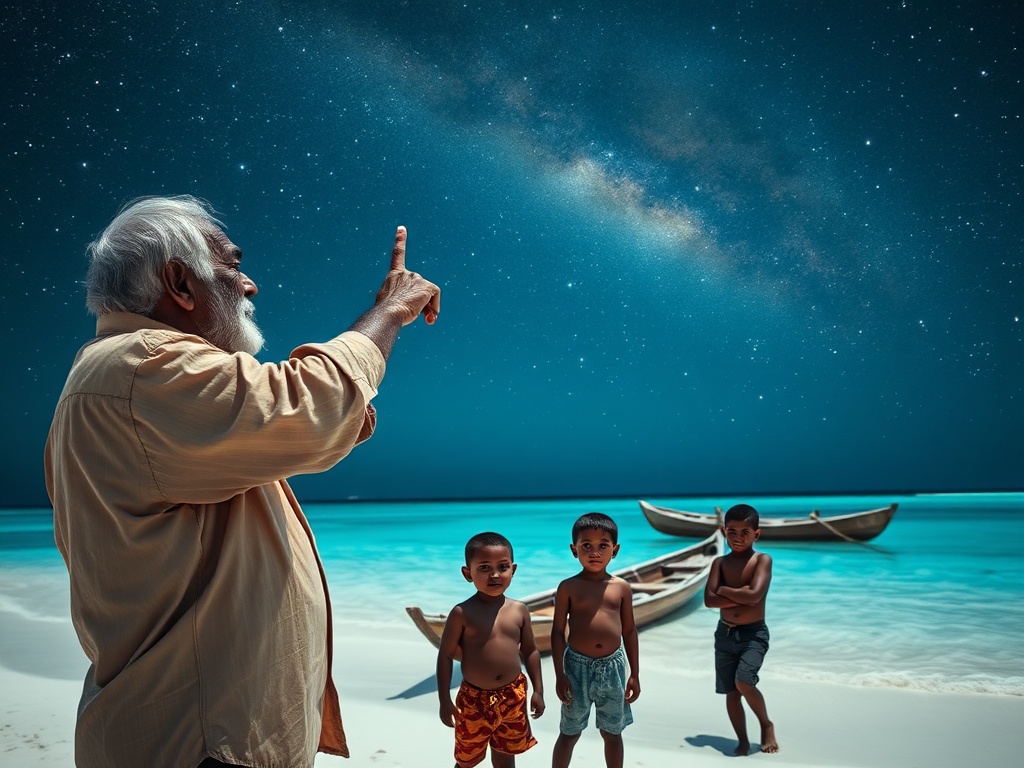 Between Samosa Stalls, Maldivians Ask About the Infinite Universe