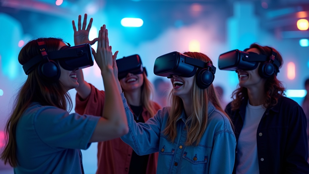 Vista espectacular desde la cima en la experiencia VR Everest de Virtua Barcelona