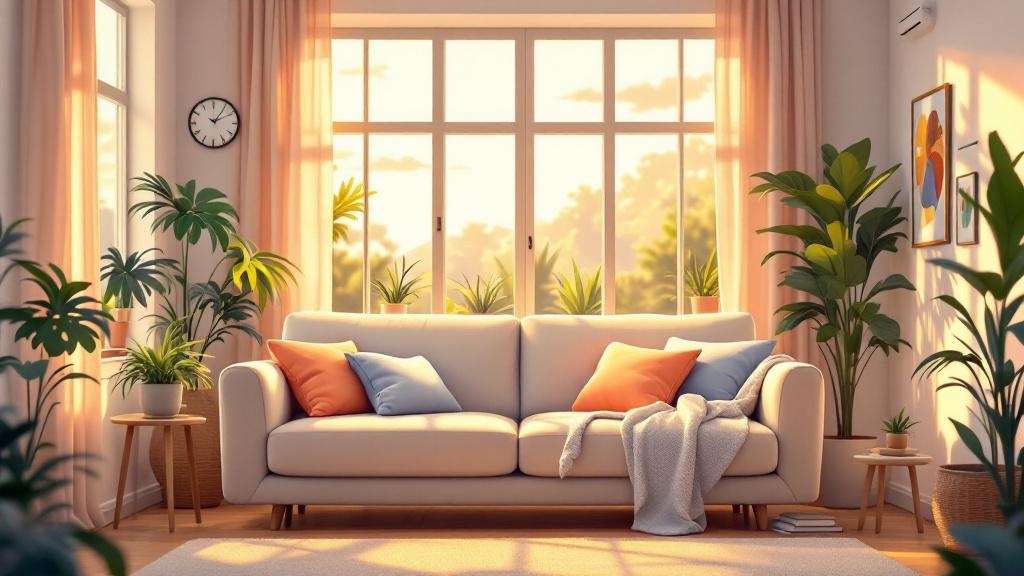 Cozy relaxing evening setting for cannabis use