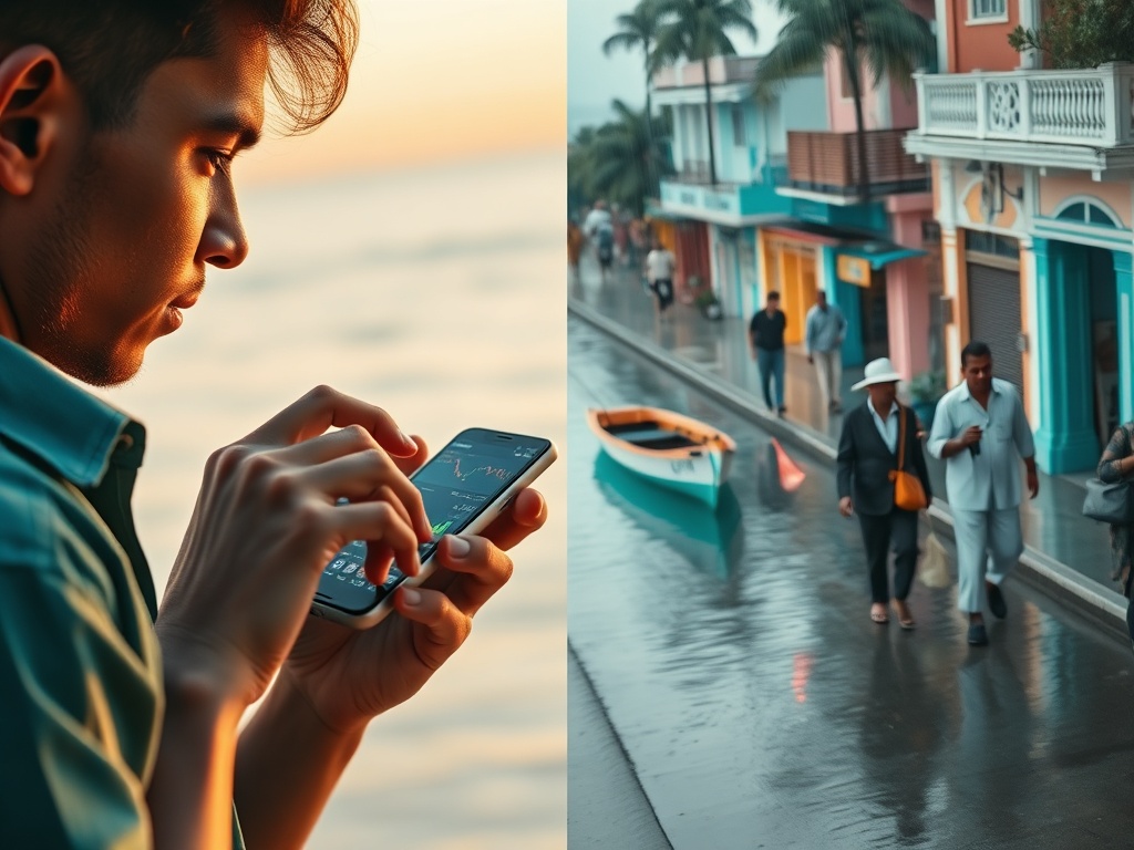 Smartphone Trading Signals and the Crowded Streets of Malé