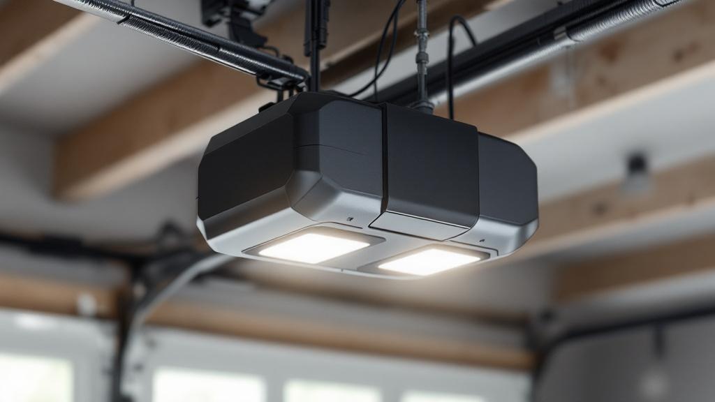 How Much Weight Can a Garage Door Opener Lift? Expert Guide Contemporary DC belt drive garage door opener unit