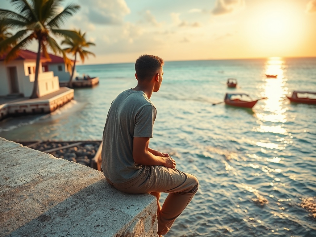 The Man Who Stayed on the Sea Wall During Prayer