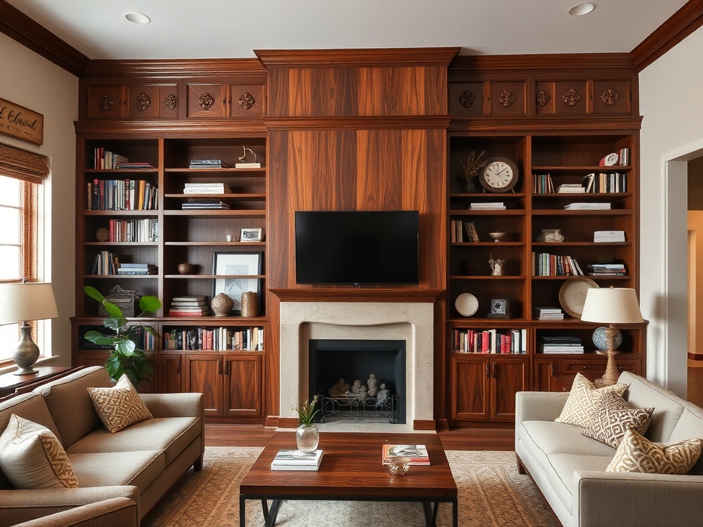 4. Opt for Built-In Shelving