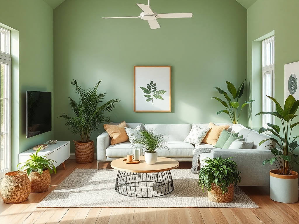 8. Go with Soft Green