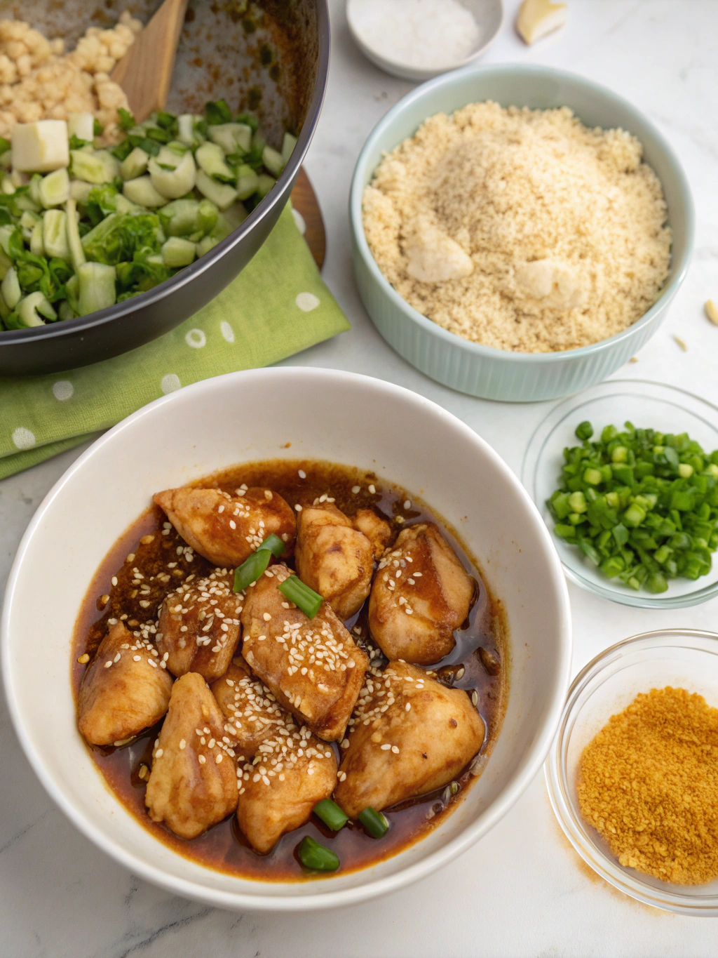 Recipe preparation steps