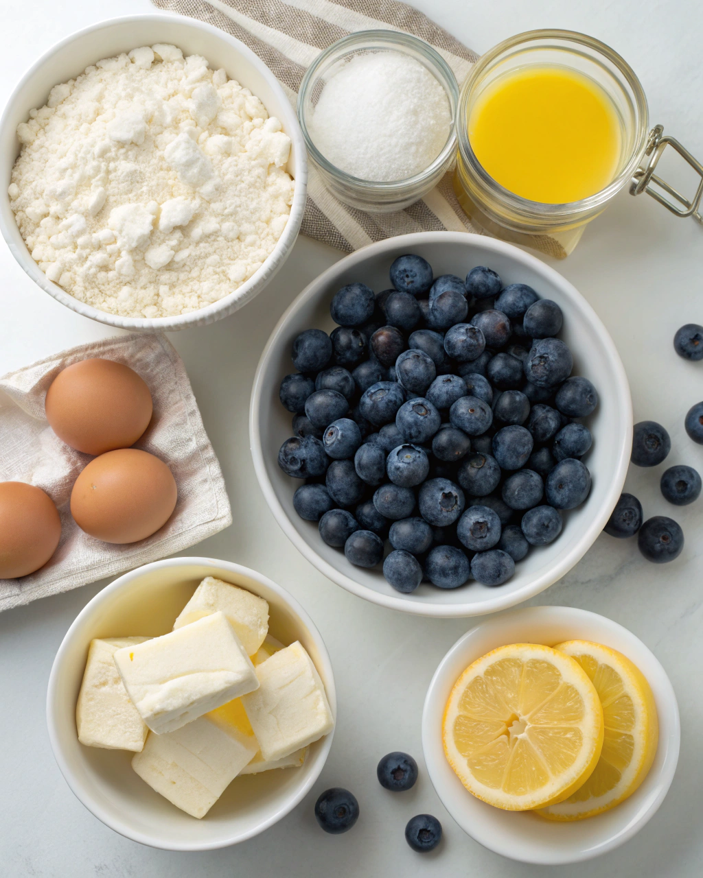 Blueberry Cream Cheese Pastry Braid ngredients