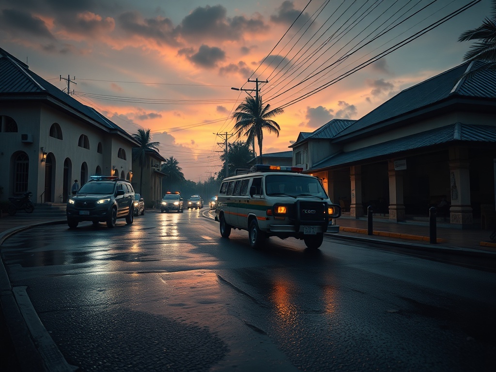 Police Lights on Wet Malé Streets, No Arrests for the Protected