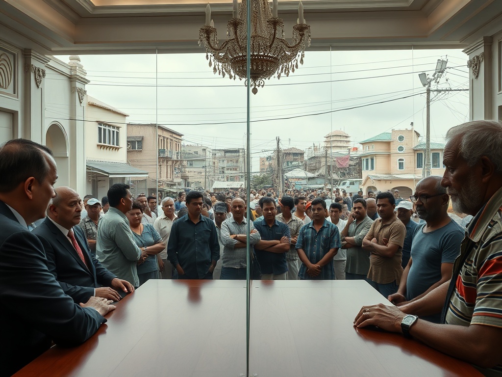 When Political Debates Happen Behind Glass Walls