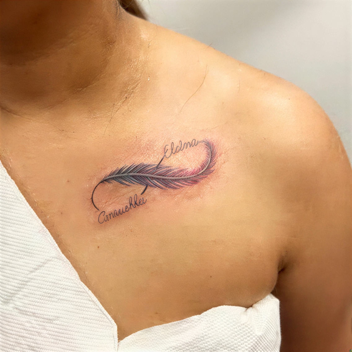 Infinity name ribbon that never ends