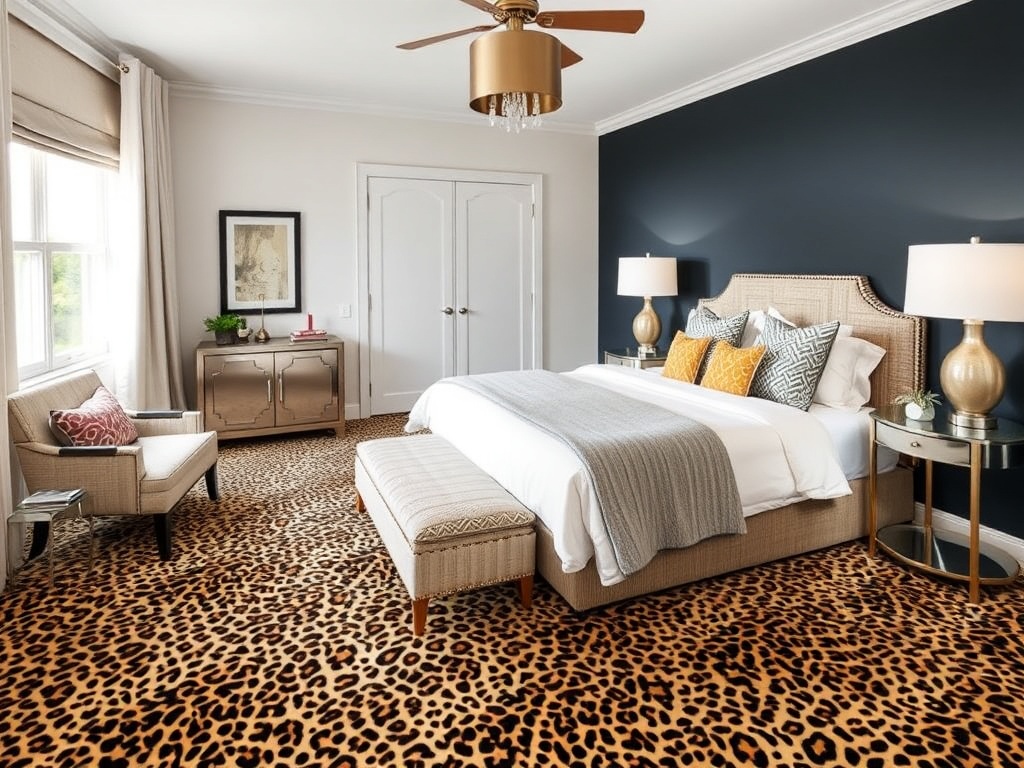 20. Incorporate Animal Print Carpets