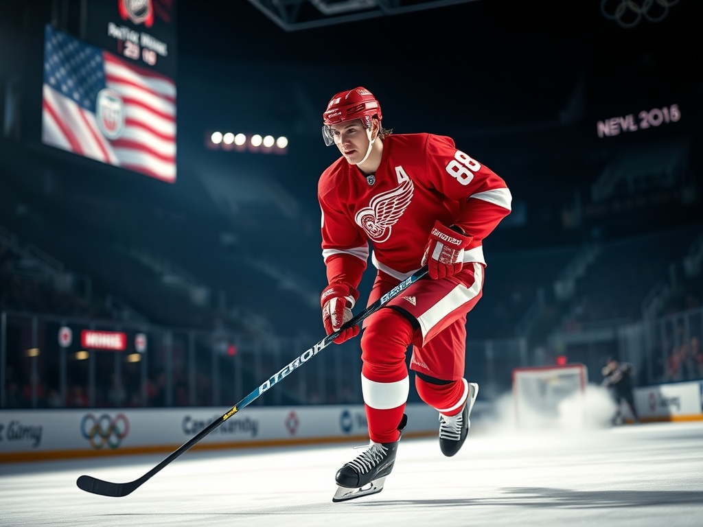 Kane to Return for Red Wings, Resume Olympic Chase