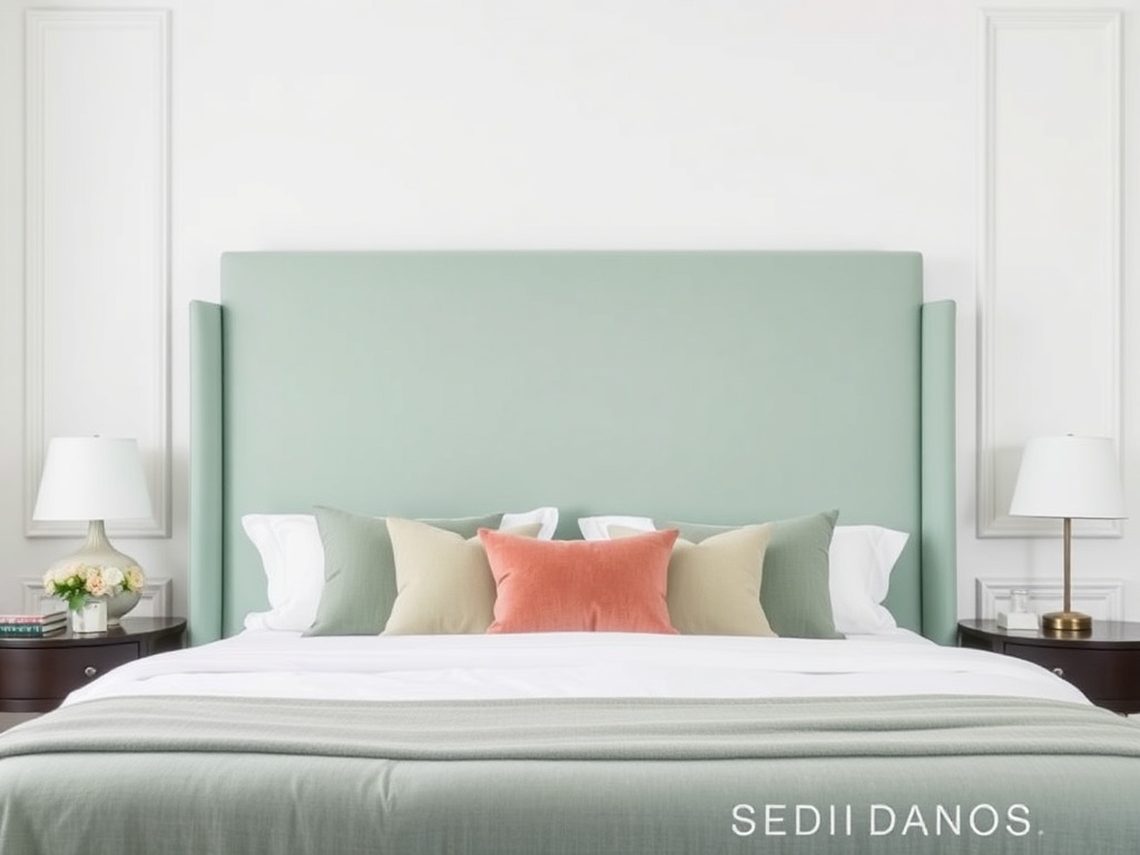 10. Seafoam Green Headboard