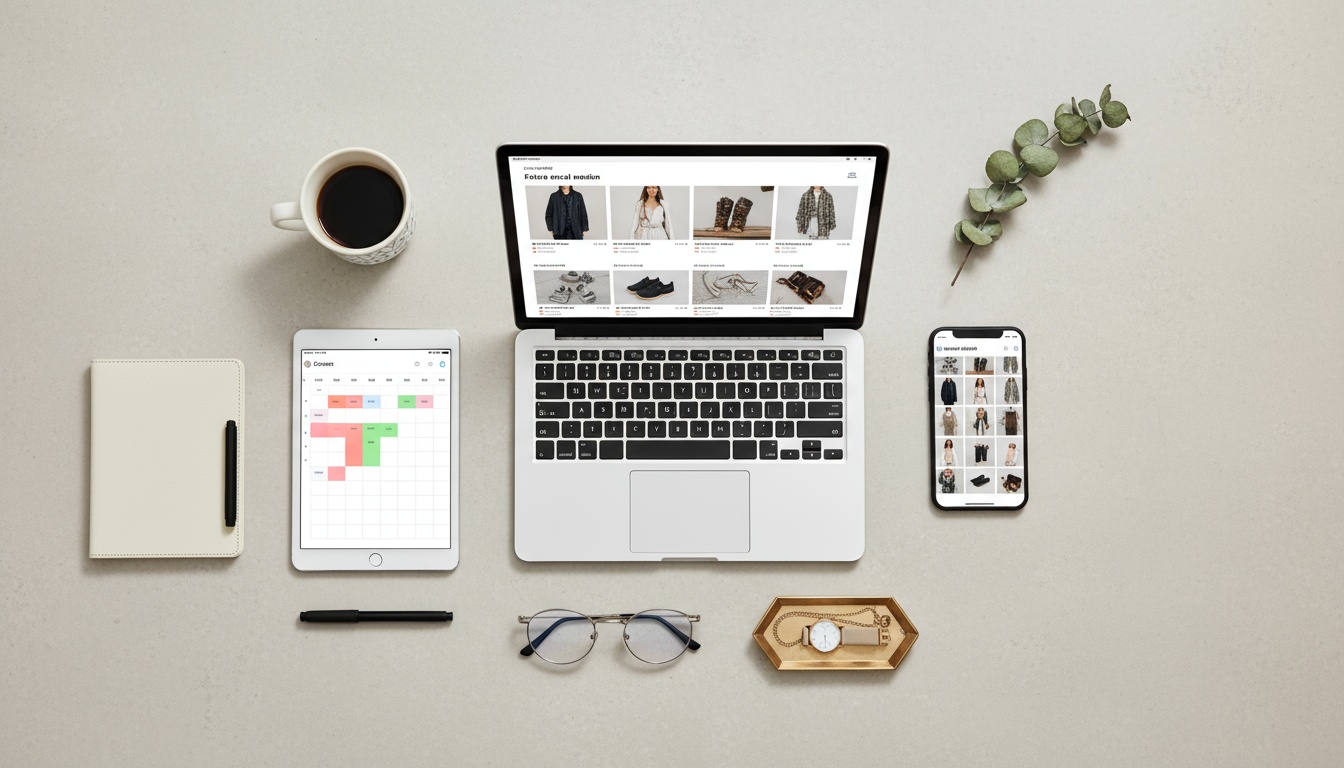 Fashion social media automation workflow