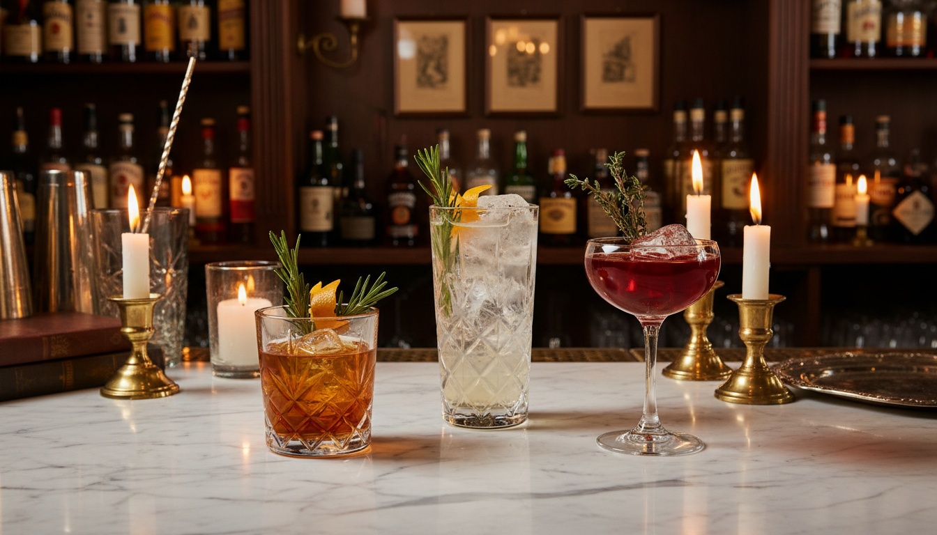 Montreal mixologist crafting cocktails