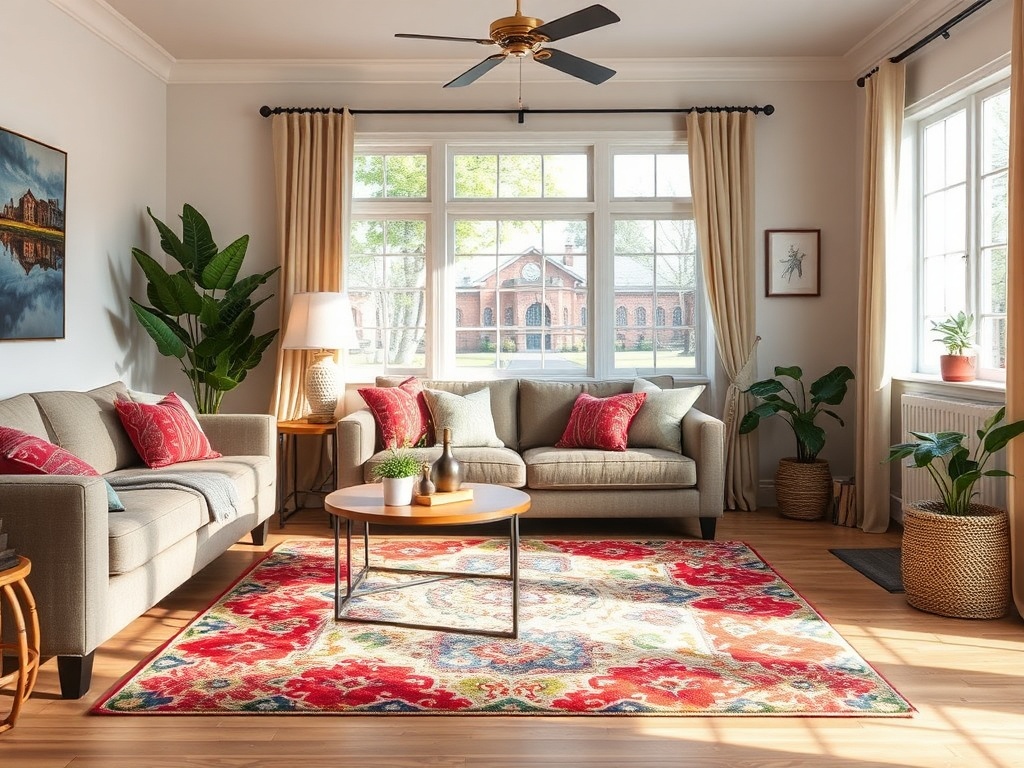 2. Add Washable Rugs