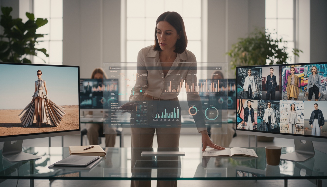 Catálogo de moda criado com IA