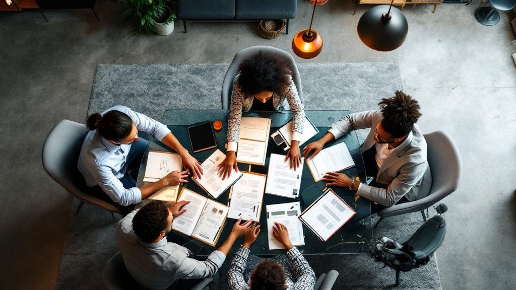 Team collaborating with active listening and mutual engagement