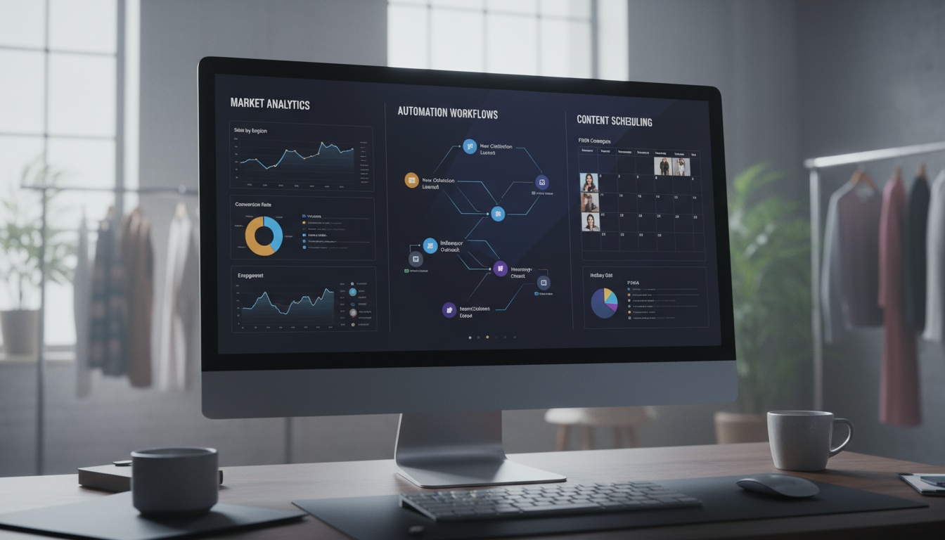 Automated social media content variations for fashion