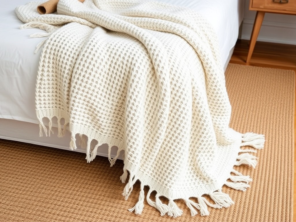 12. Mix with Textured Throws