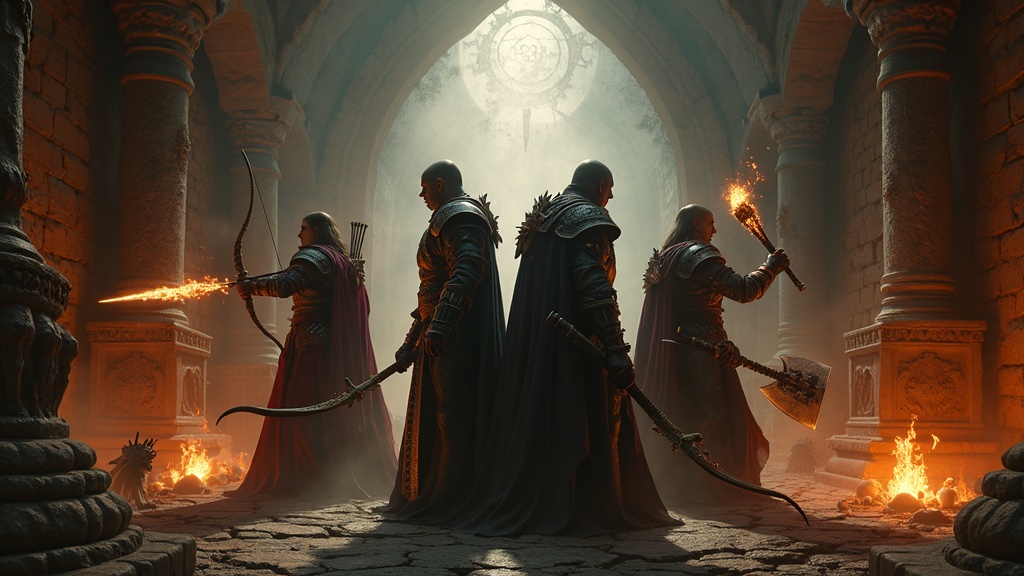 Exploración de mazmorras y obtención de loot en Dungeons of Eternity