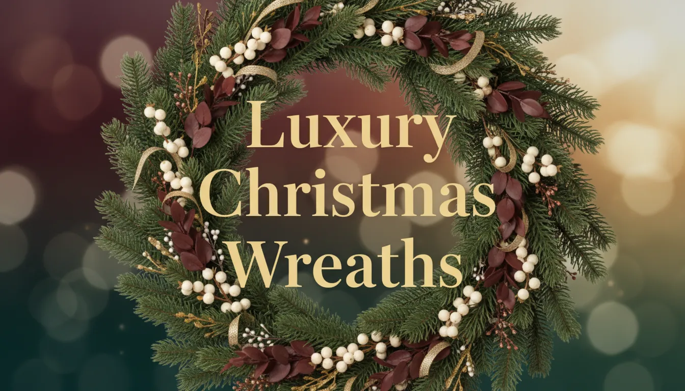 Luxury Christmas Wreaths - Premium Door Decorations