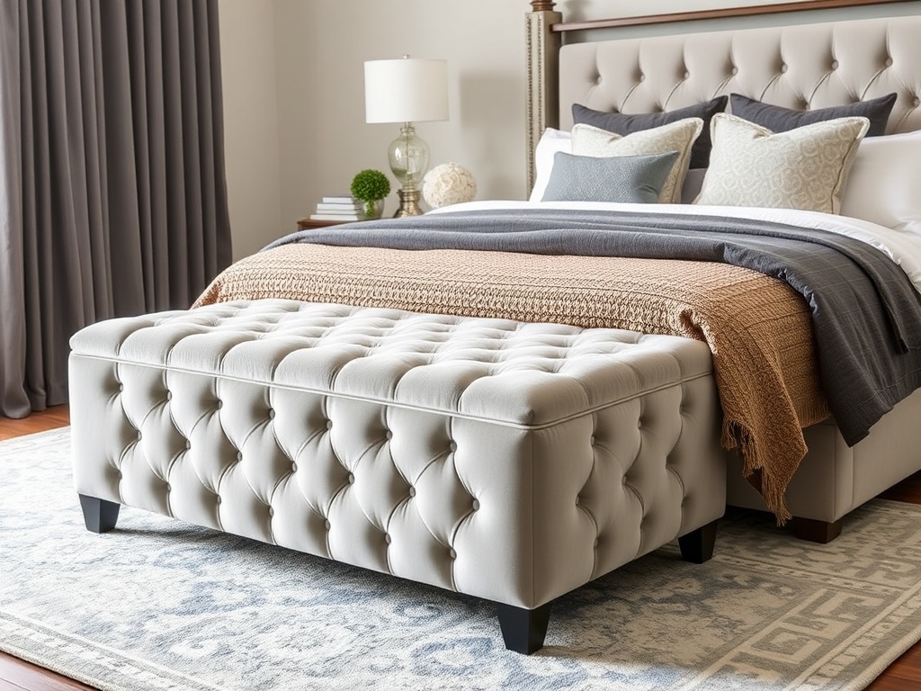 11. Incorporate Velvet Ottomans