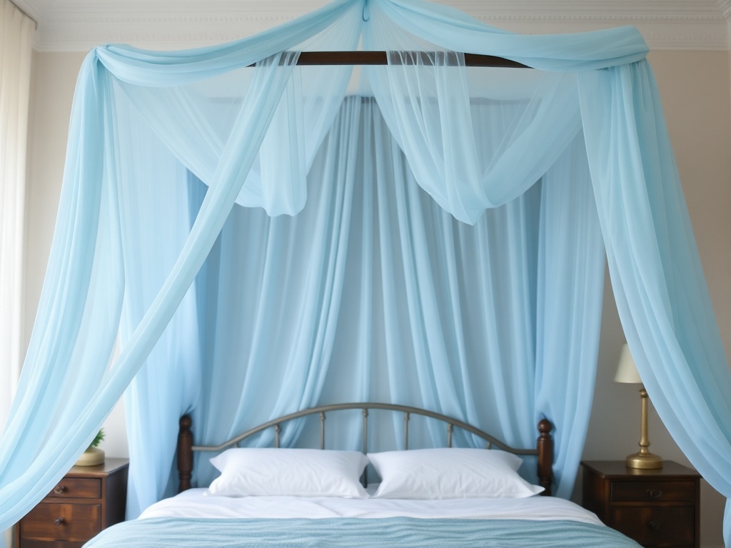 13. Hang a Powder Blue Canopy