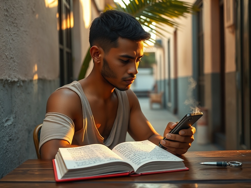 A Young Maldivian's Quran App and the Big Bang Equation on His Notebook