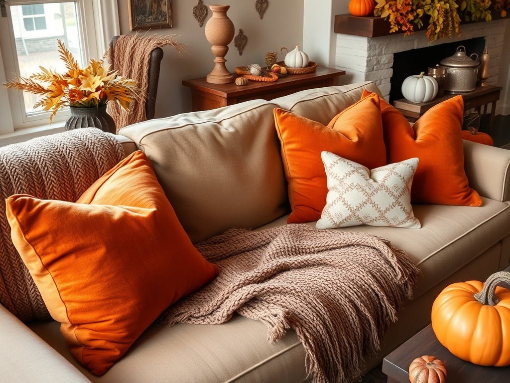 Warm Colors and Cozy Textures