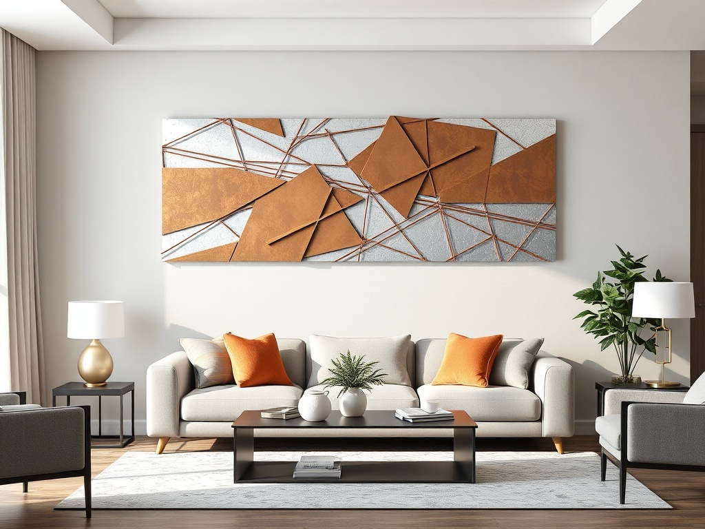 5. Incorporate Metal Wall Art