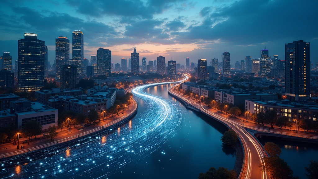 Un empleado colaborando con una interfaz de IA, simbolizando el enfoque humano de la Plataforma Agentic.