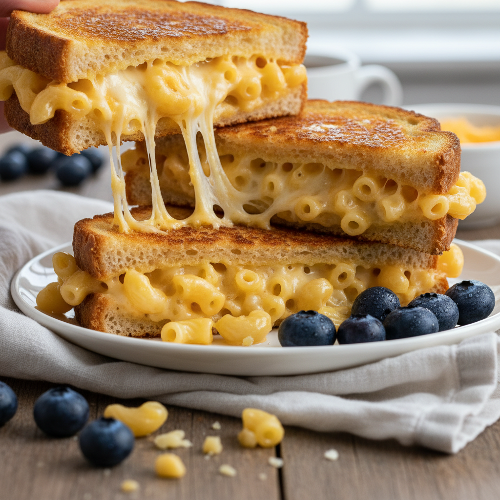 Mac and cheese grilled cheese Mac and cheese grilled cheese