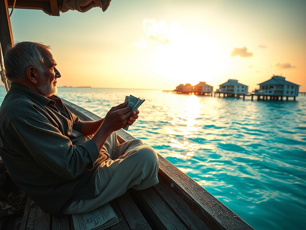 Counting Rufiyaa While Resorts Count Dollars