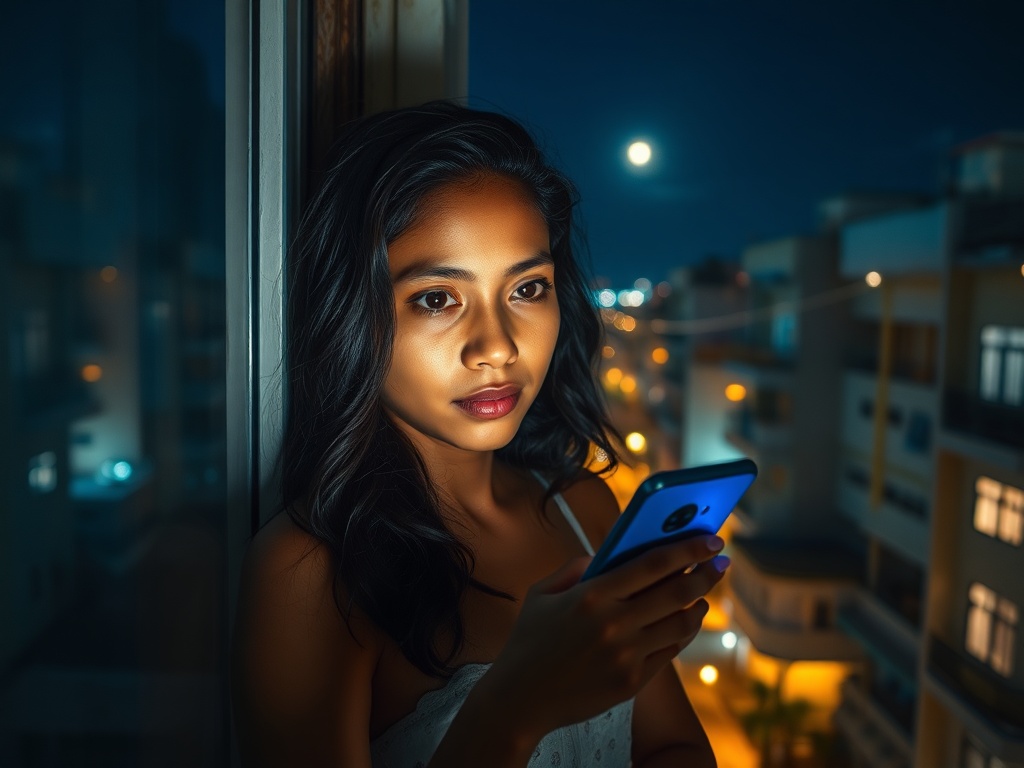 The Blue Glow of a Malé Night