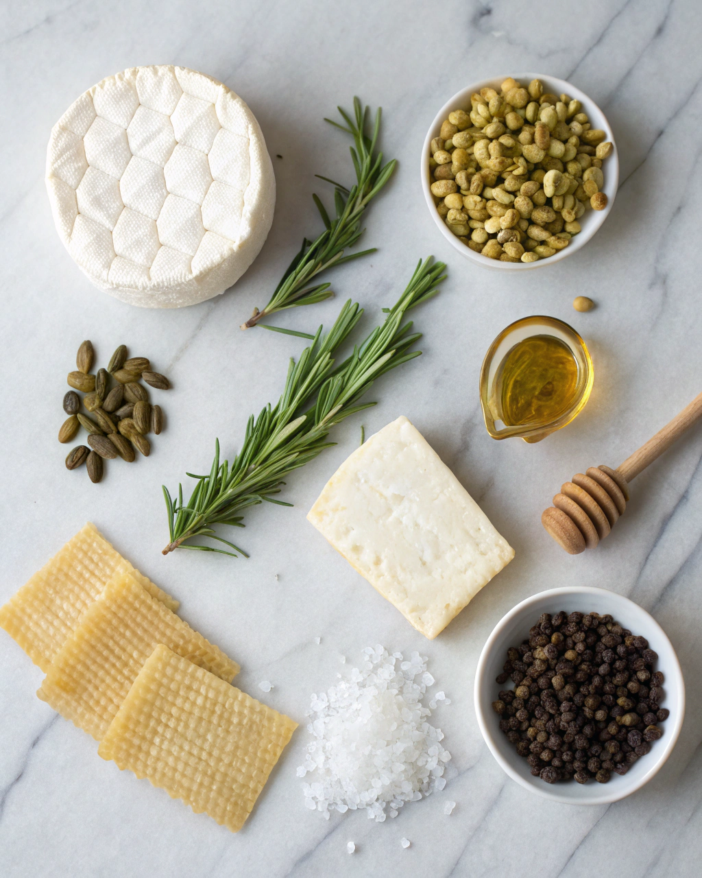 Pistachio-Crusted Brie Bites ngredients