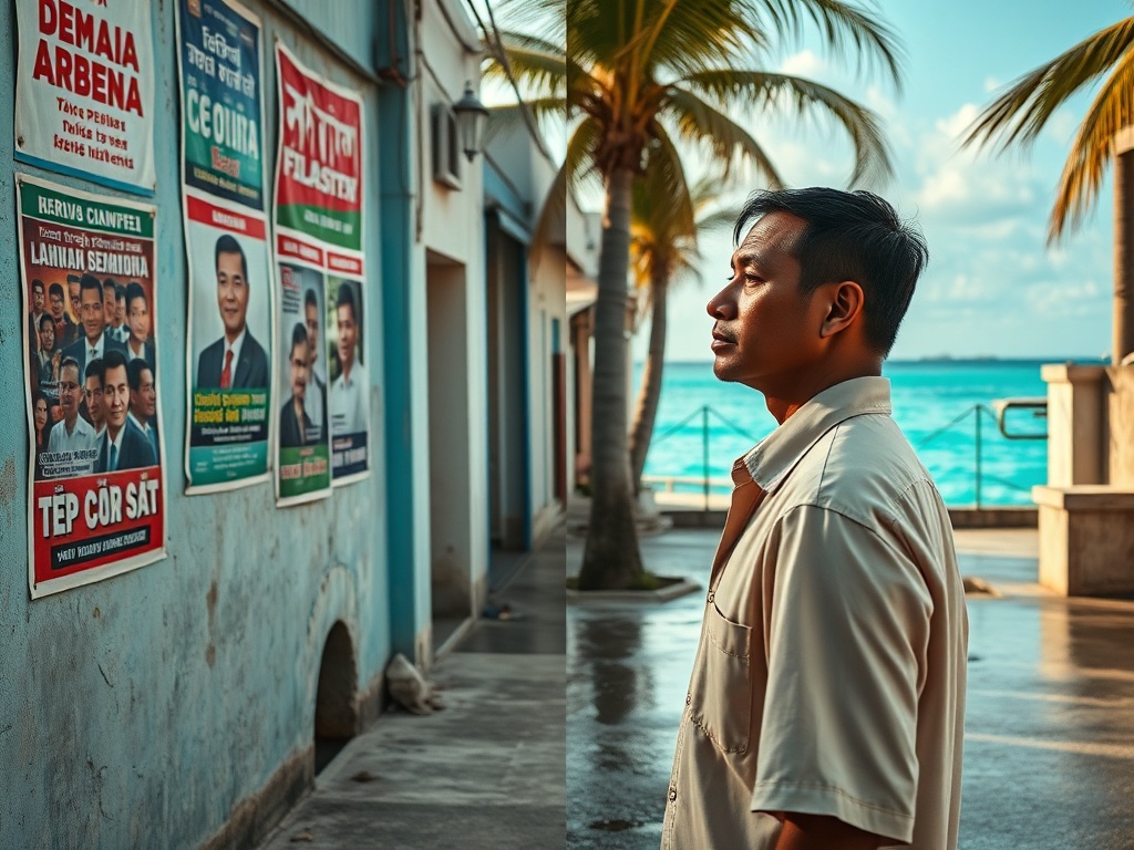 The Maldivian Voter Looking Past Party Banners to the Sea