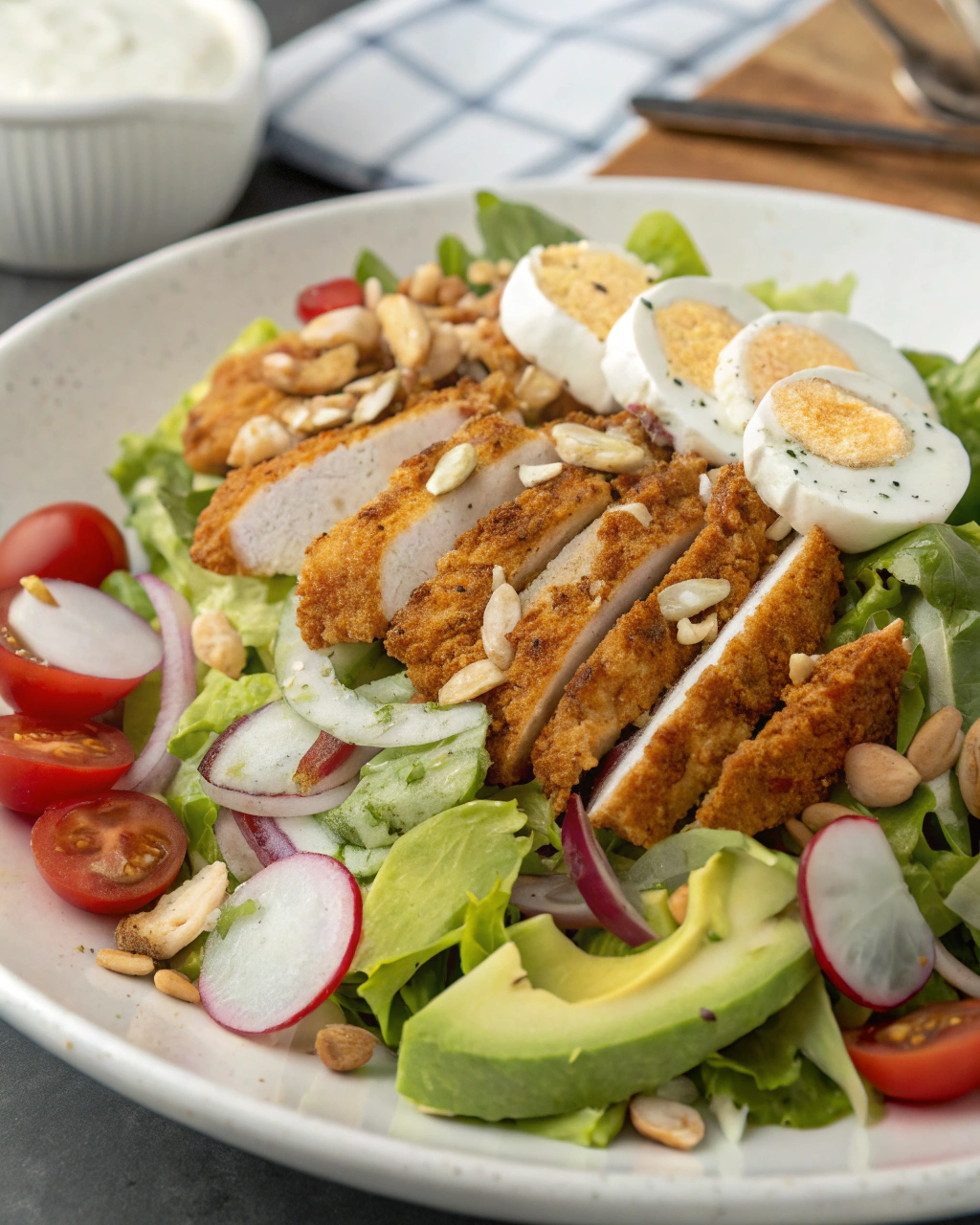 Crispy Chicken Salad Ingredients