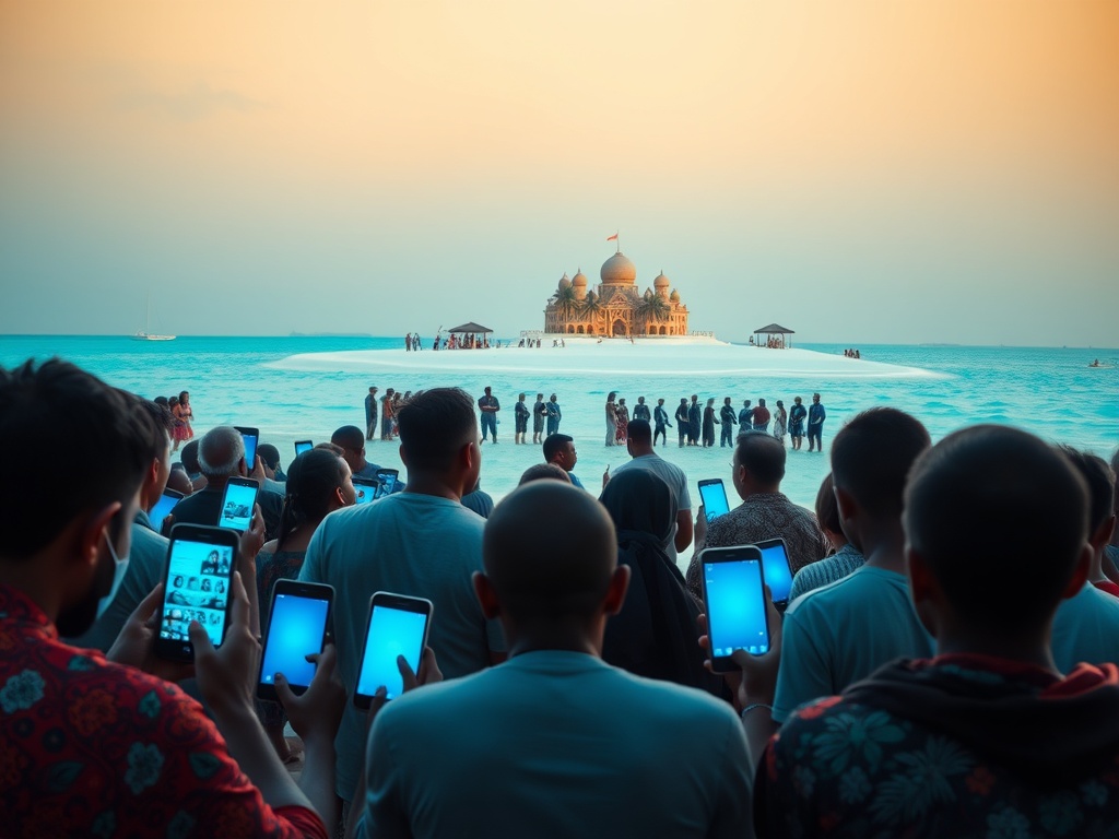 Between Digital Debates and Island Meetings, a Nation Divides
