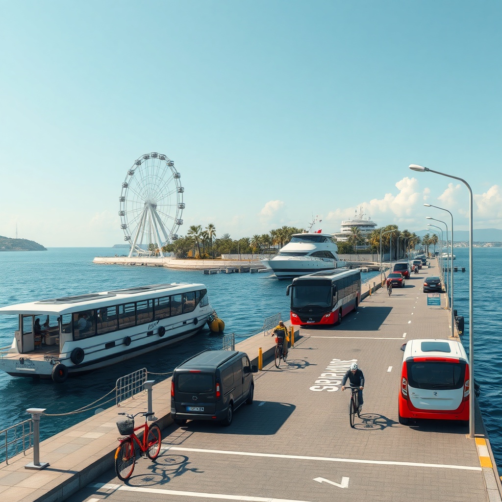 Transporte, entradas y estacionamiento