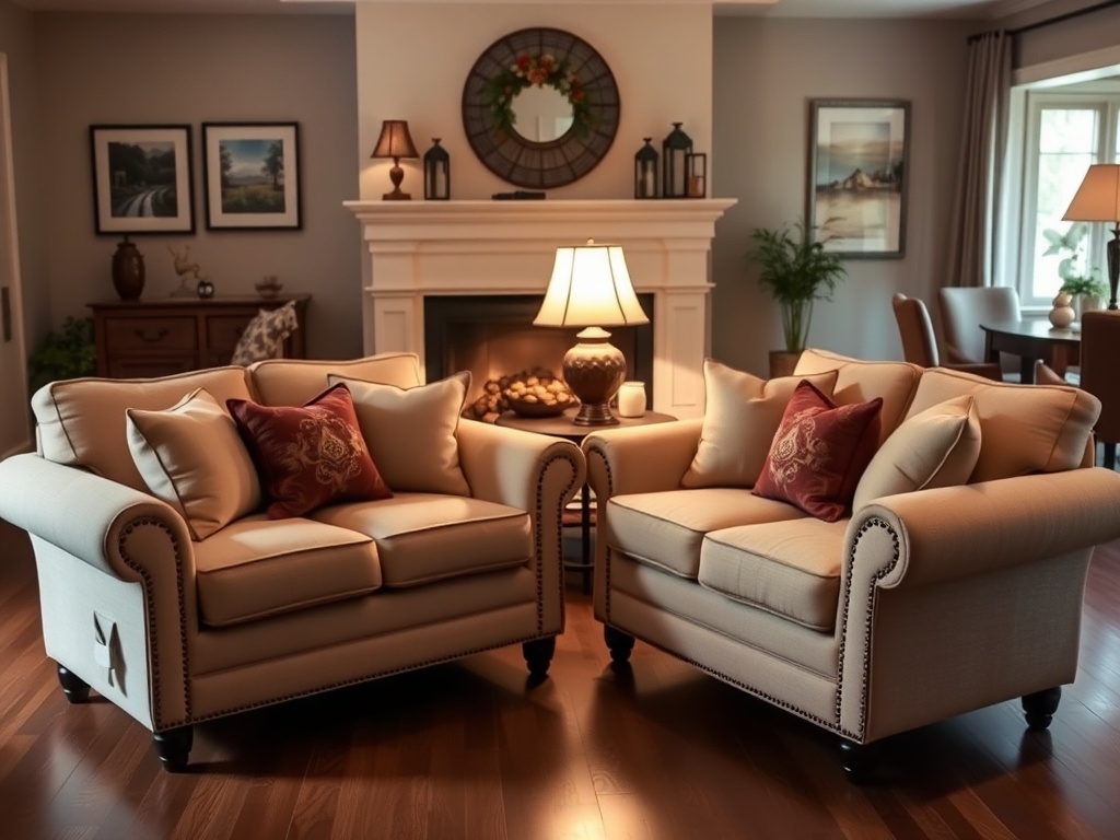 5. Arrange a Loveseat Duo