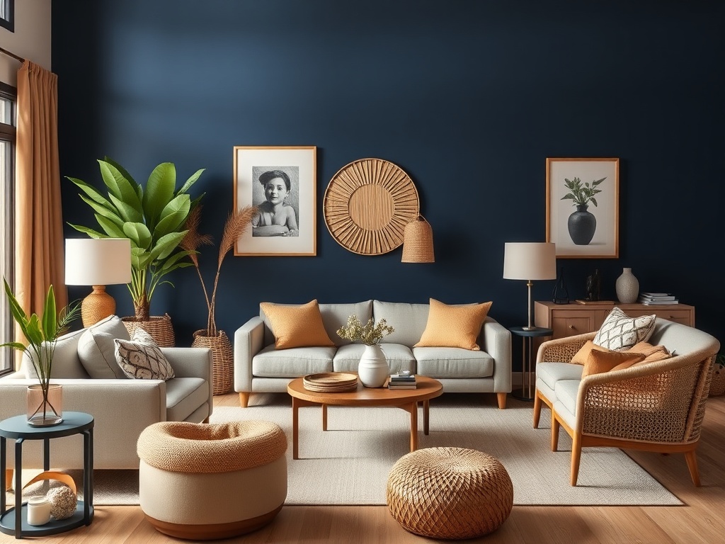 19. Complement with Earth Tones