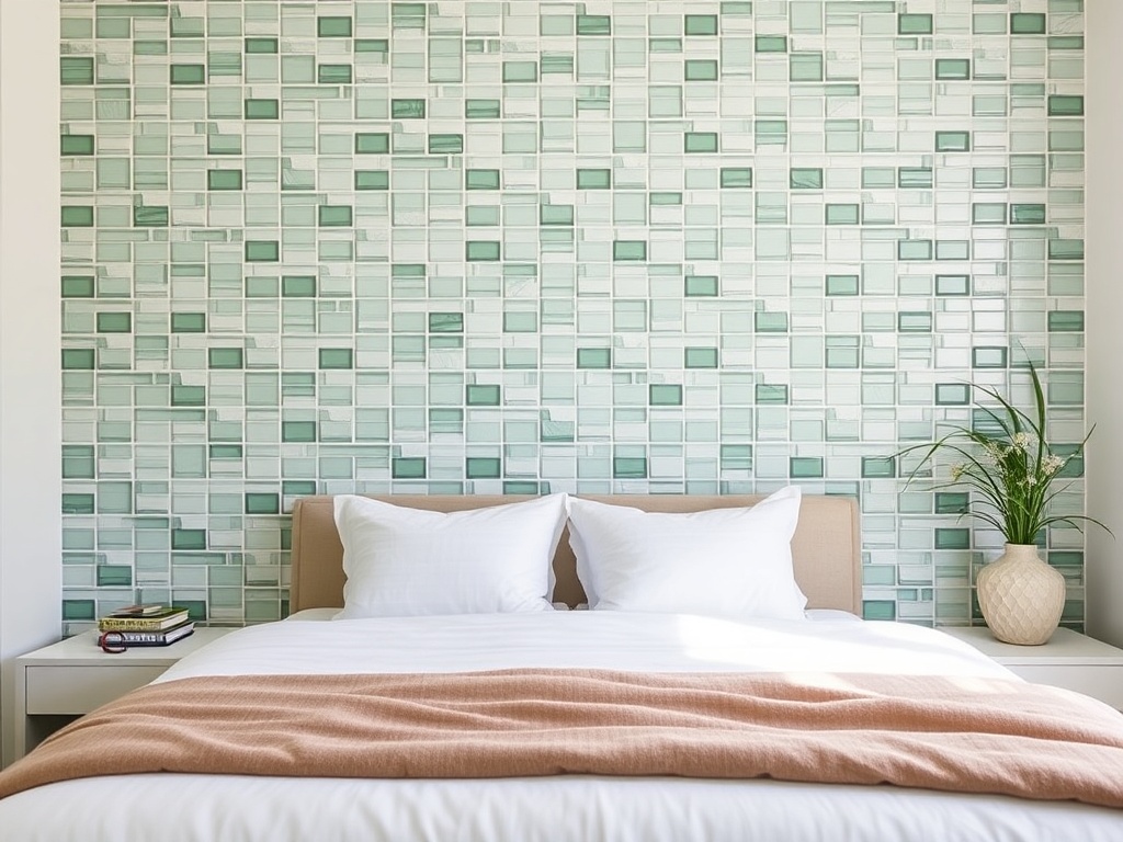 23. Experiment with Seafoam Green Tiles